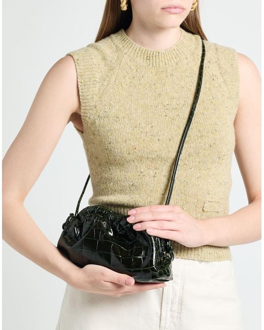 Mansur Gavriel Black Dark Cross-Body Bag Leather