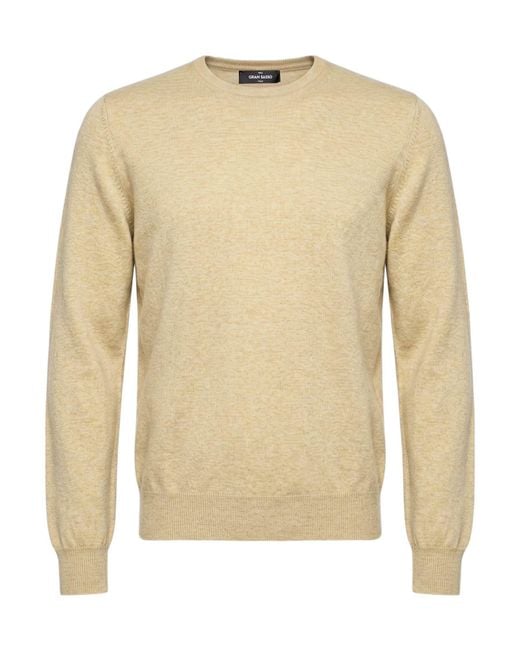 Gran Sasso Natural Sweater Cashmere for men