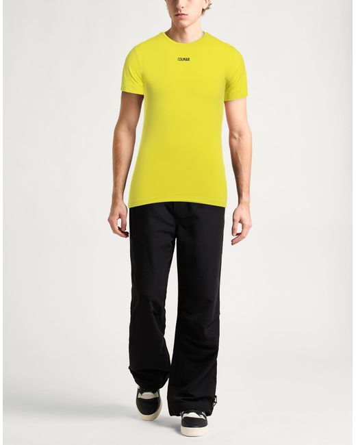 Colmar Yellow Military T-Shirt Polyamide, Elastane for men