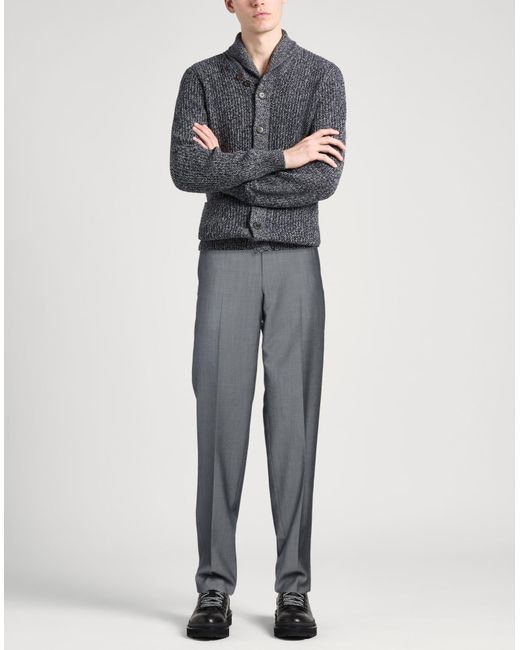Canali Gray Slate Pants Wool, Mohair Wool for men