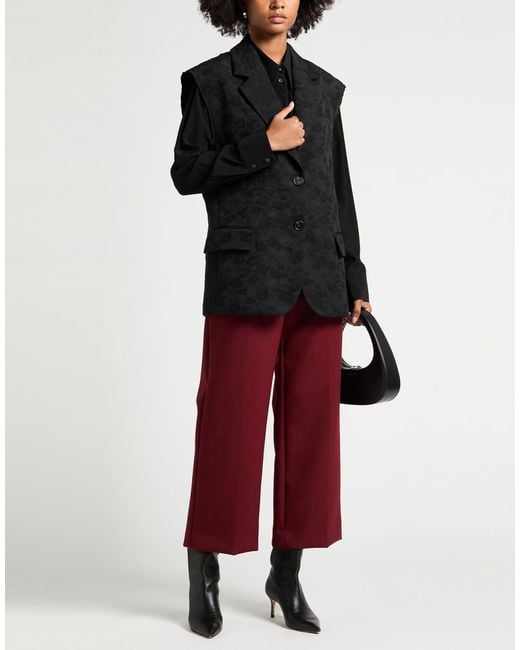 MSGM Black Blazer Polyester, Cotton