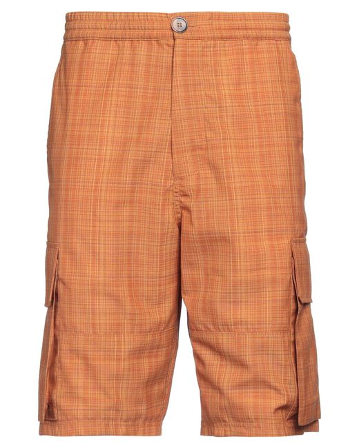 Marni Orange Shorts & Bermuda Shorts Virgin Wool for men