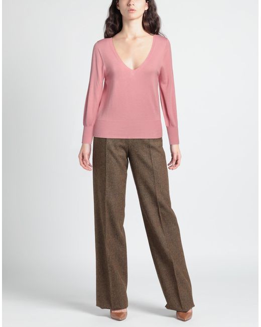 Zanone Pink Sweater Cotton, Silk
