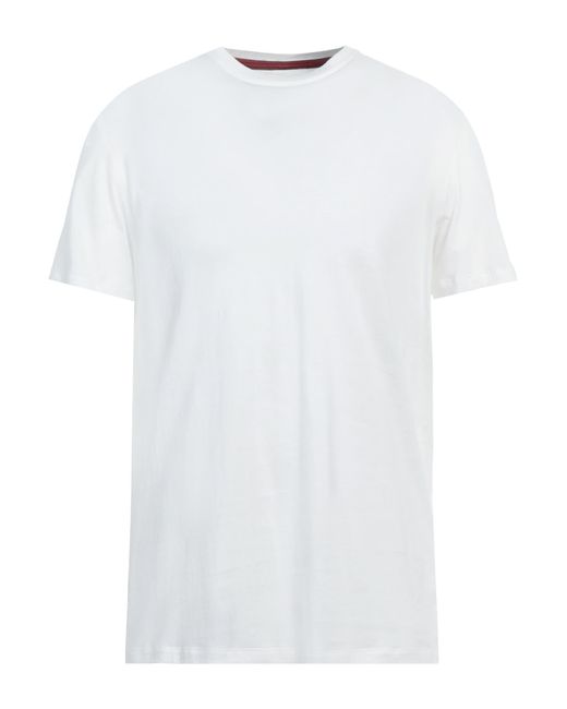 Camiseta Isaia de hombre de color White