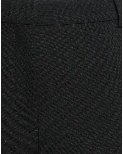 Totême  Black Pants Wool, Recycled Polyester