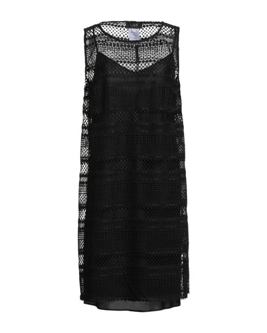 Clips Black Mini Dress
