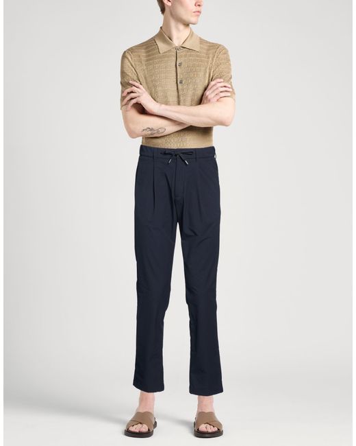 Herno Blue Midnight Pants Polyester for men