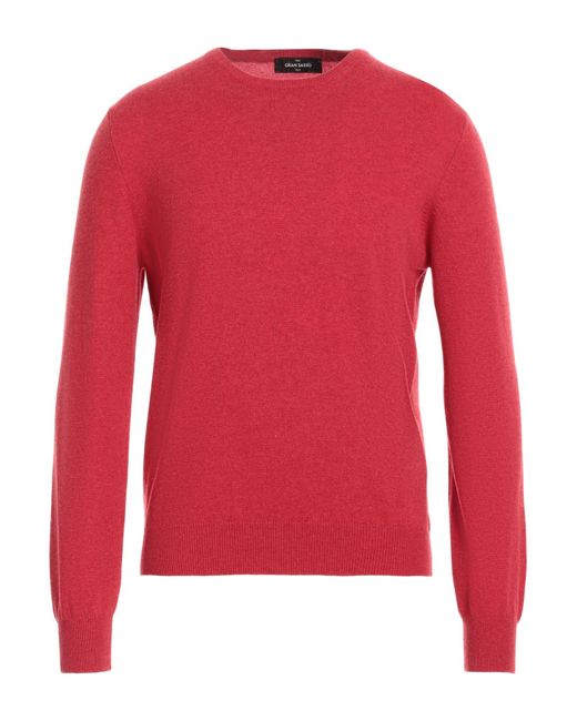 Pullover Gran Sasso de hombre de color Red