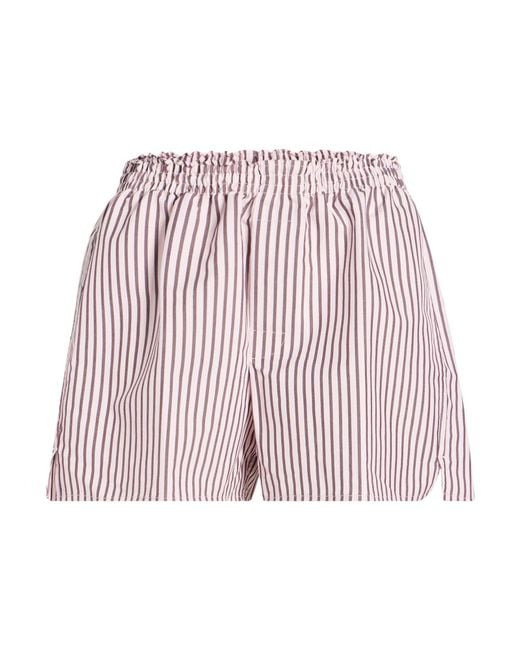 Forte_forte Red Shorts & Bermuda Shorts Cotton, Polyester