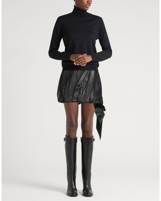 Helmut Lang Black Mini Skirts