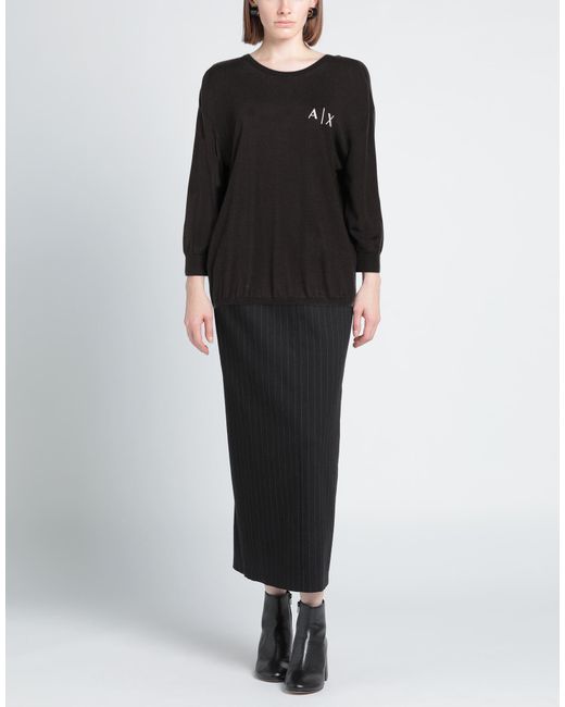 ARMANI EXCHANGE Black Sweaters