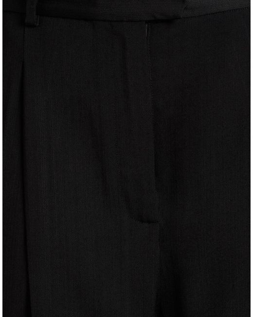 Jucca Black Pants Viscose, Wool