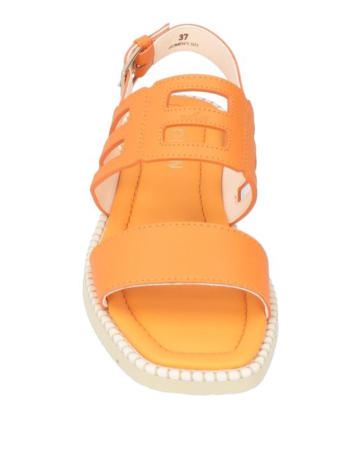 Hogan Orange Sandals