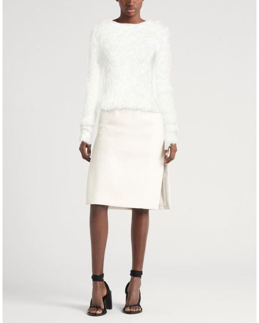 MARINE SERRE White Sweater Polyamide, Viscose, Polyester