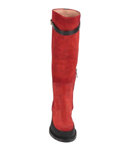 Santoni Red Boots
