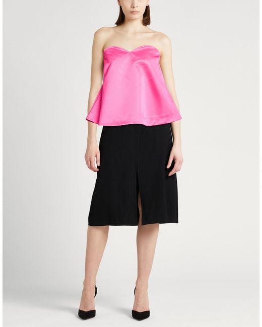 Semicouture Pink Top Polyester