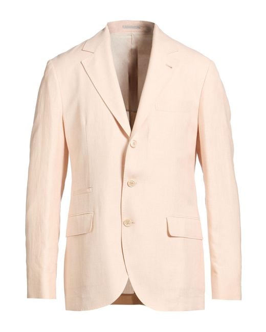 Brunello Cucinelli Natural Blazers for men