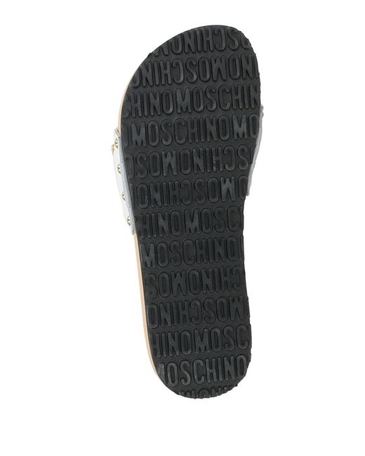 Moschino White Sandals