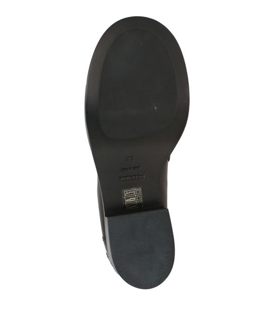 Premiata Black Dark Loafers Leather