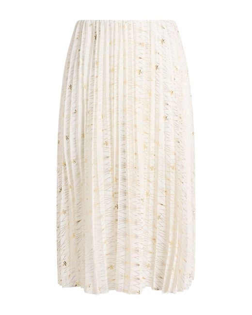 Elisabetta Franchi White Midi Skirt
