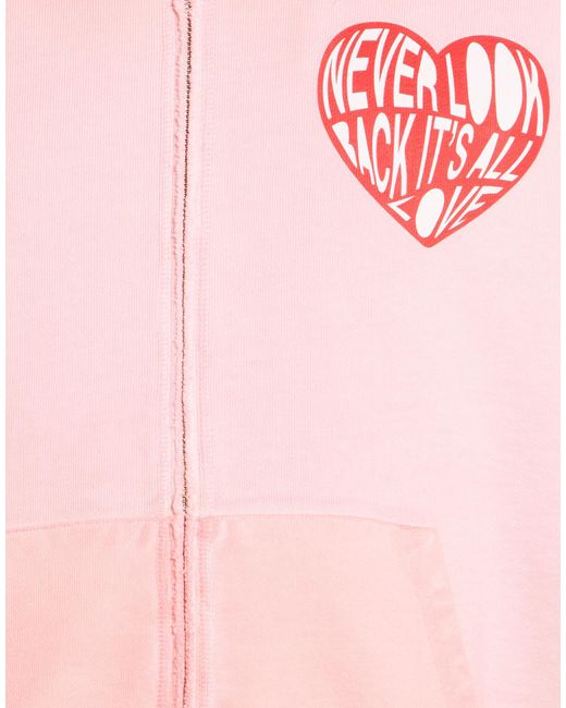 MSGM Pink Sweatshirt Cotton for men