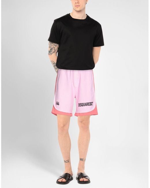 DSquared² Pink Shorts & Bermuda Shorts for men