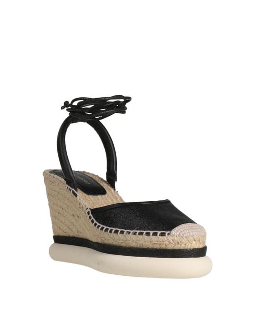 Paloma Barceló Black Espadrilles
