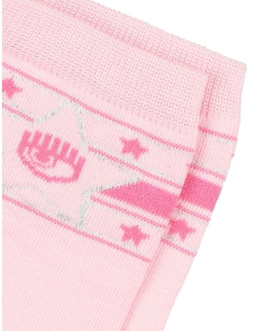 Chiara Ferragni Pink Socks & Hosiery