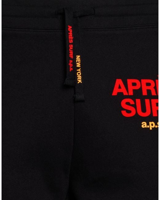 APRÈS SURF Black Trouser for men
