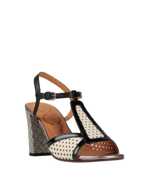 Chie Mihara Metallic Sandals Leather