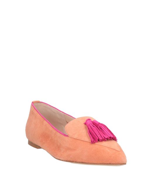 Status Pink Loafers Leather