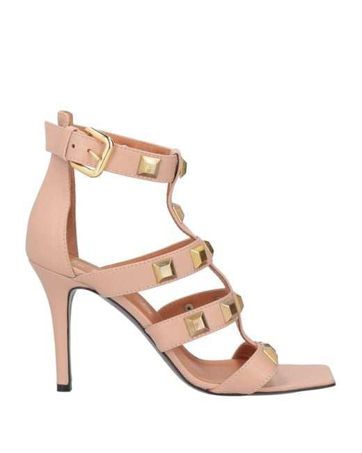 Via Roma 15 Pink Sandals