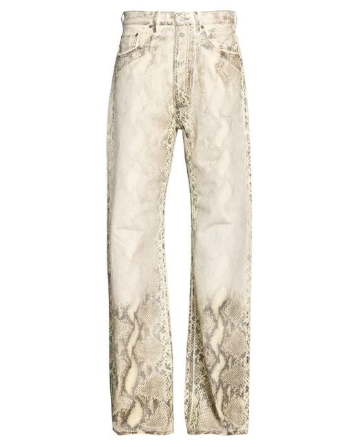 Acne Natural Jeans Cotton for men