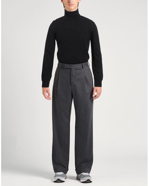 Alpha Studio Black Turtleneck for men
