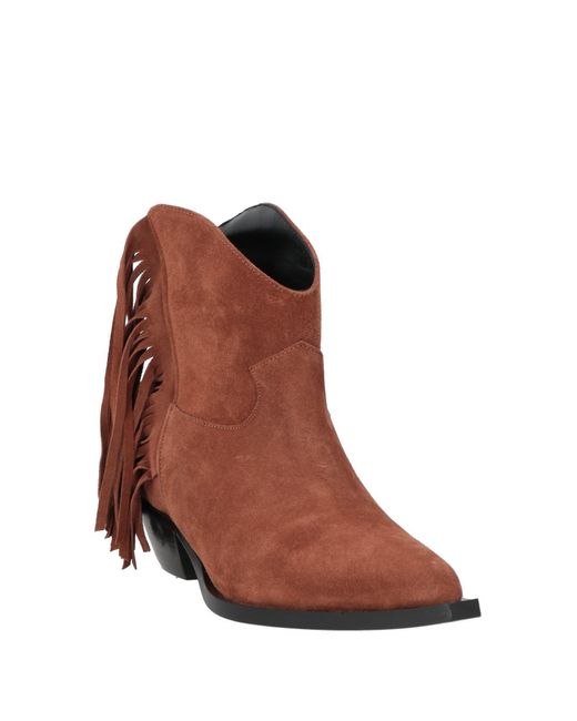 NCUB Brown Ankle Boots Leather