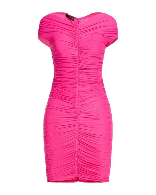 ANDAMANE Pink Mini Dress Polyamide, Elastane