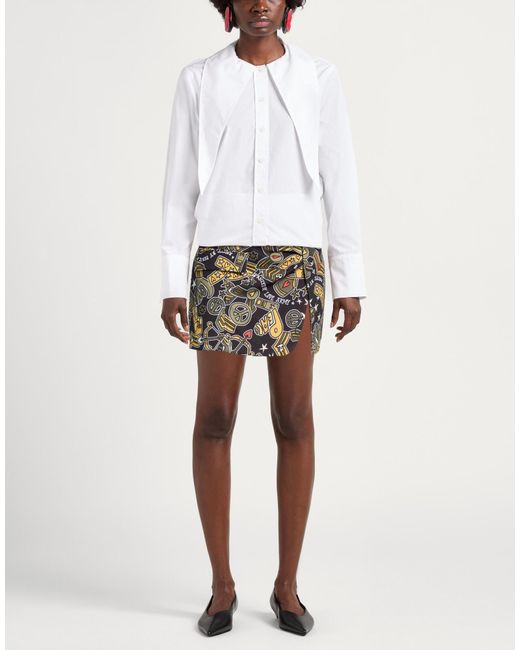 Aniye By Black Mini Skirt Polyester, Elastane