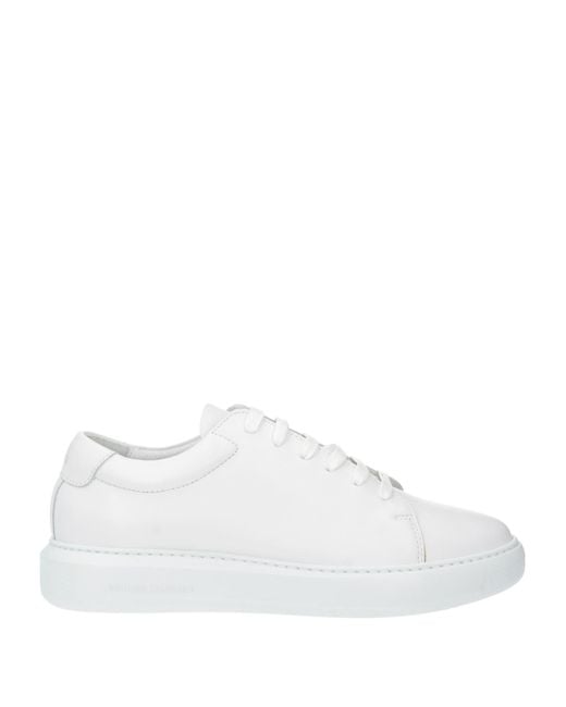 National Standard White Sneakers Leather