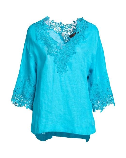Ermanno Scervino Blue Life Top Linen