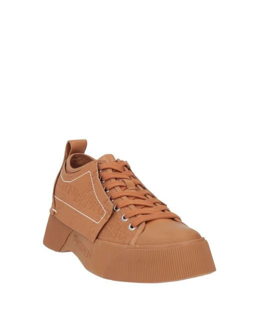 J.W. Anderson Brown Sneakers Leather, Textile Fibers for men