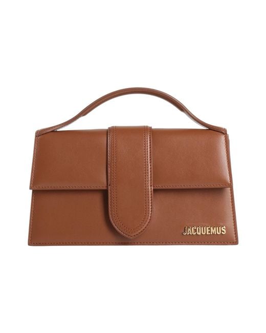 Jacquemus Brown Grande Bambino -- Handbag Cow Leather