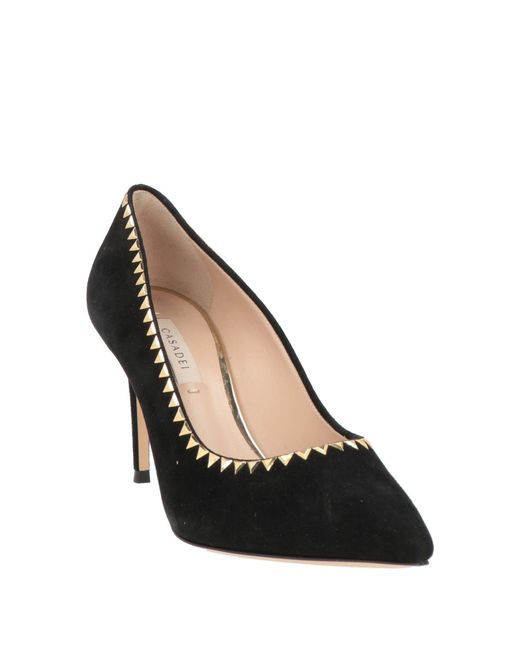 Casadei Black Pumps Leather