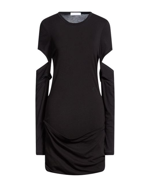 Helmut Lang Black Mini Dresses