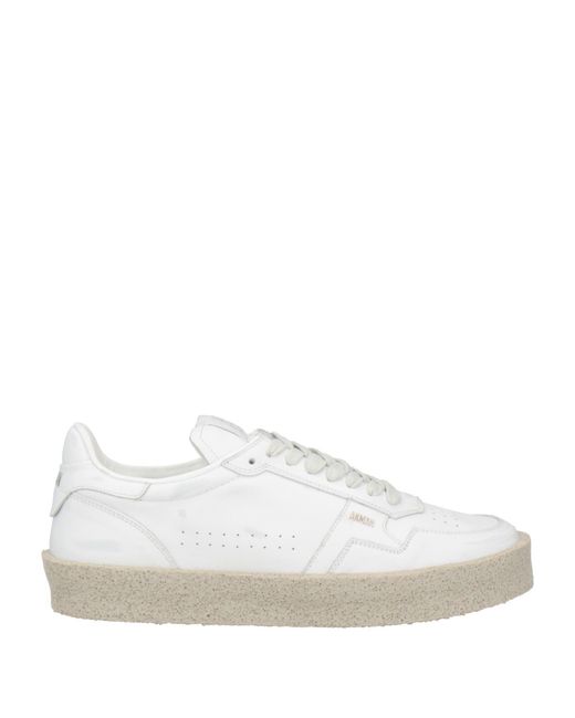 Akman White Sneakers Leather for men