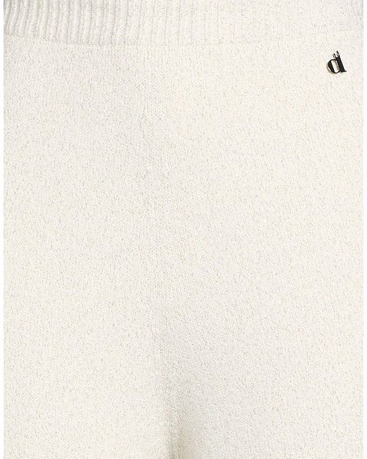 Dixie White Ivory Pants Viscose, Polyester, Polyamide