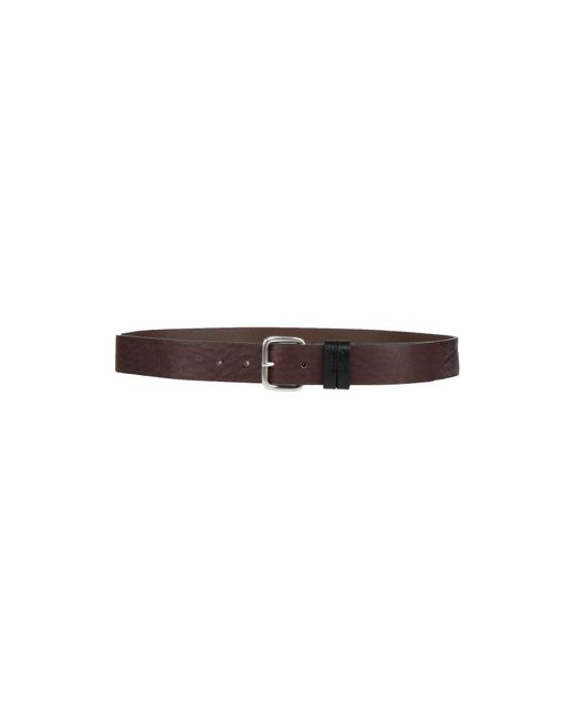 DIESEL Leather Belt in Dark Brown (Brown) for Men Lyst UK