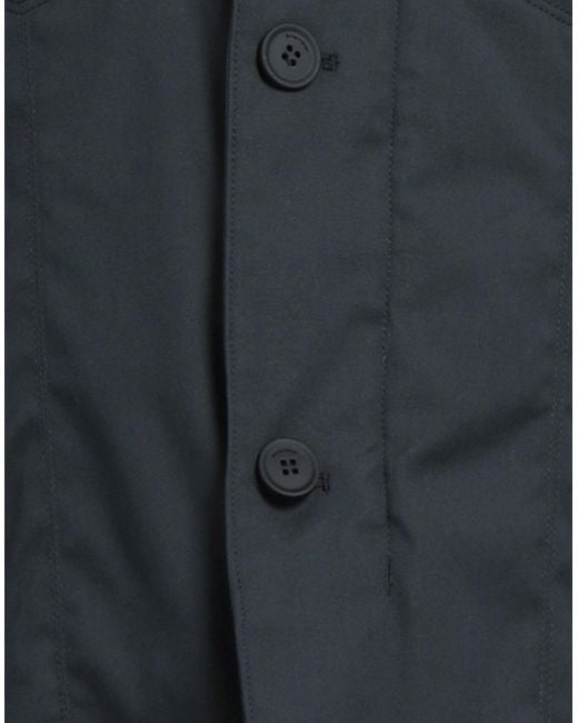 Peuterey Blue Charcoal Jacket Cotton, Polyester for men