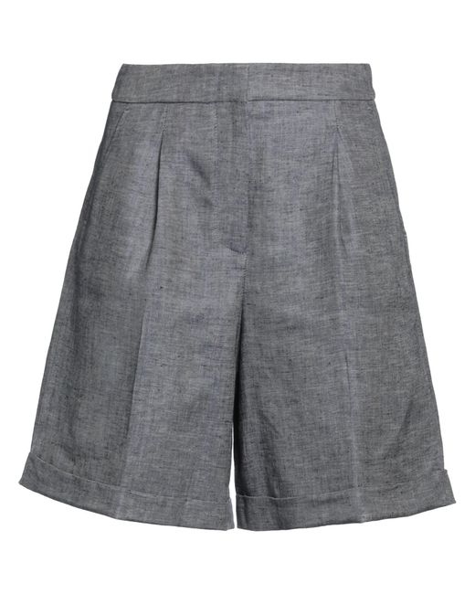 Peserico Gray Shorts & Bermuda Shorts