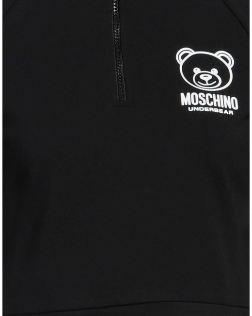 Moschino Black T-Shirt Cotton, Elastane