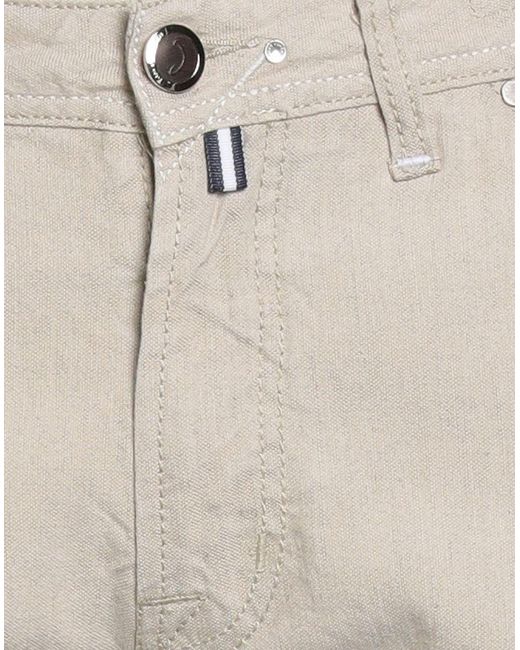 Jacob Cohen White Pants Cotton, Linen for men